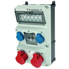 MENNEKES - Steckdosen-Kombi AMAXX 3 2 SSTD, 2x16/5, IP44, + Abs.