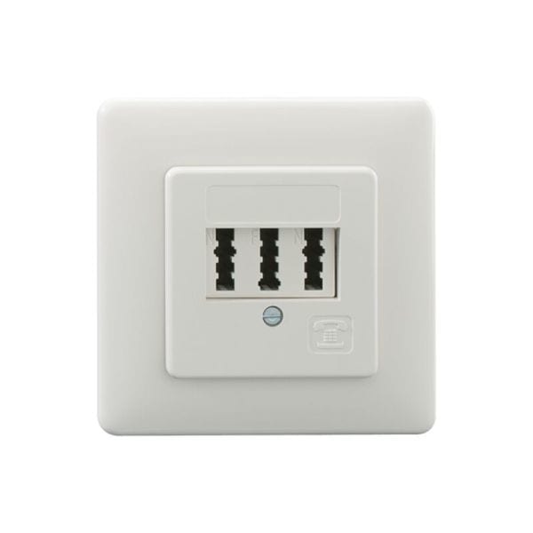 RUTENBECK - TAE-Anschlussdose 3x6 NFN Up rw