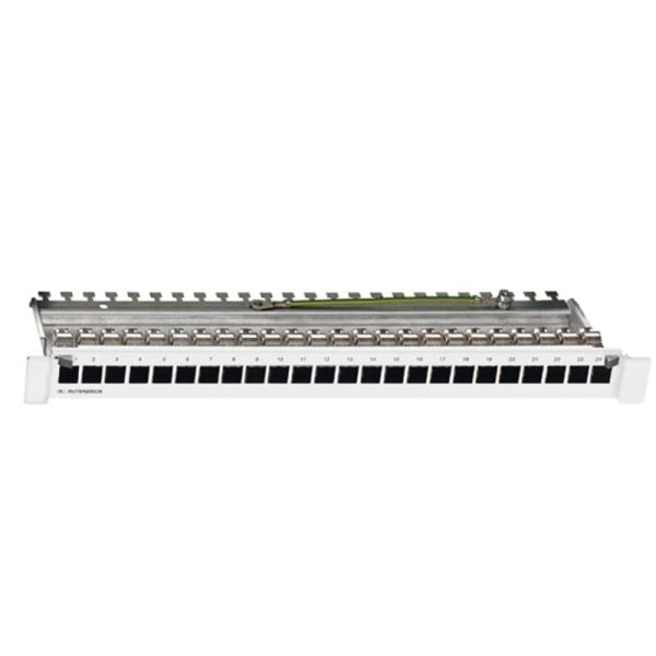 RUTENBECK - 19  Patchpanel Cat. 6A iso mit 24 Module bestückt