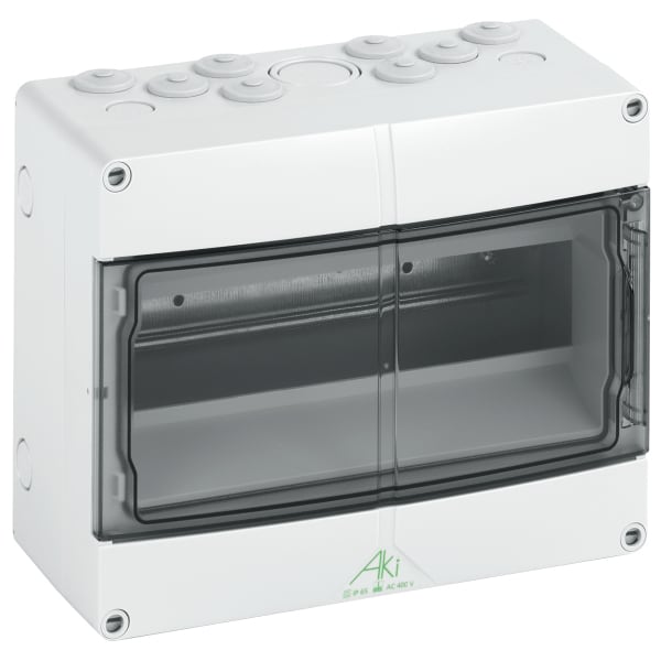 SPELSBERG - Kleinverteiler, grau, IP65, 12 Teilungseinheiten, Schlagfestigkeit IK08, AKi 12