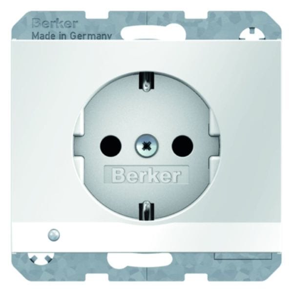 BERKER - K.1 SSD mit LED- Ambientebeleuchtung polarweiß glänzend