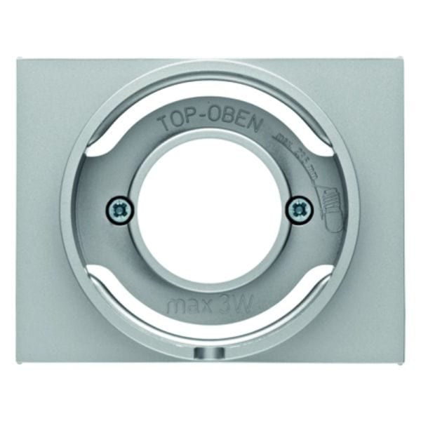 BERKER - K.5 Zentralstück für Lichtsignal E14, Aluminium