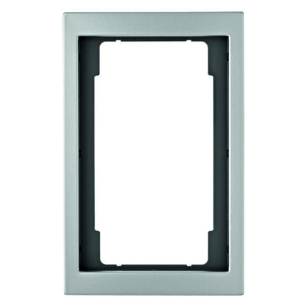 BERKER - KNX K.5 Rahmen mit großem Ausschnitt Aluminium