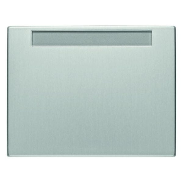 BERKER - K.5 Wippe mit Beschriftungsfeld Aluminium