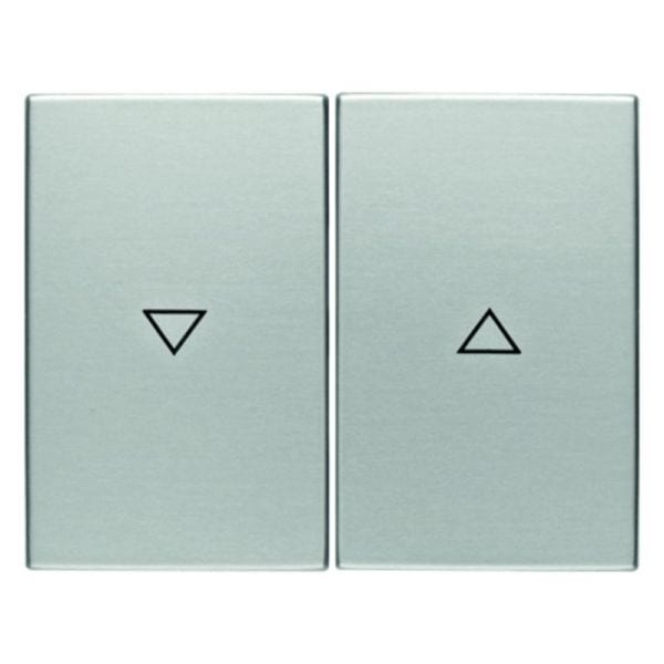 BERKER - K.5 Serienwippe mit Pfeilaufdruck Aluminium