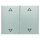 BERKER - K.5 Serienwippe mit Pfeilaufdruck Aluminium