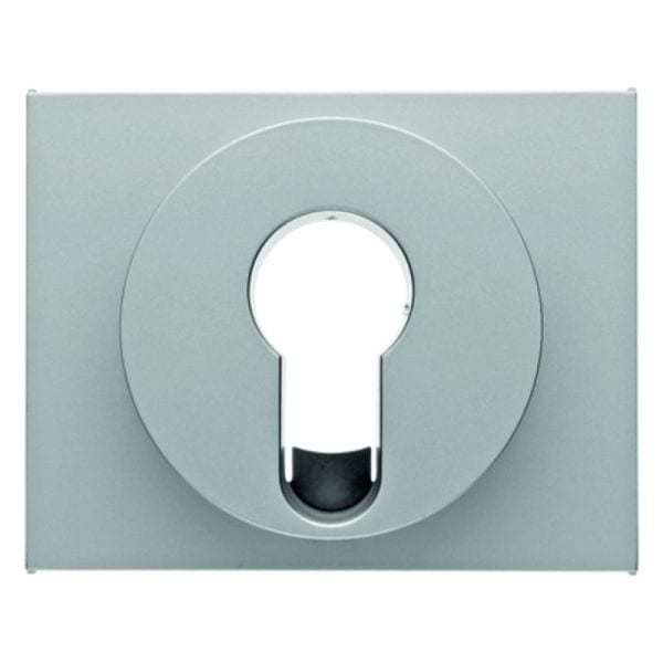 BERKER - K.5 Zentralststück für Schlüsselschalter, Aluminium