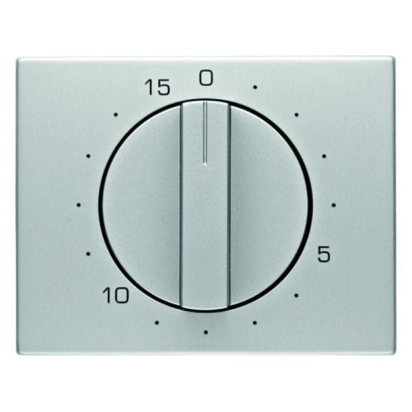 BERKER - K.5 Zentralstück für 15 Min. Zeitschaltuhr, Aluminium