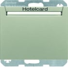 BERKER - K.5 Relais-Schalter mit Zentral- stück für Hotelcard Edelstahl
