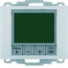 BERKER - K.5 Temperaturregler mit Zentralstück 230 V Aluminium