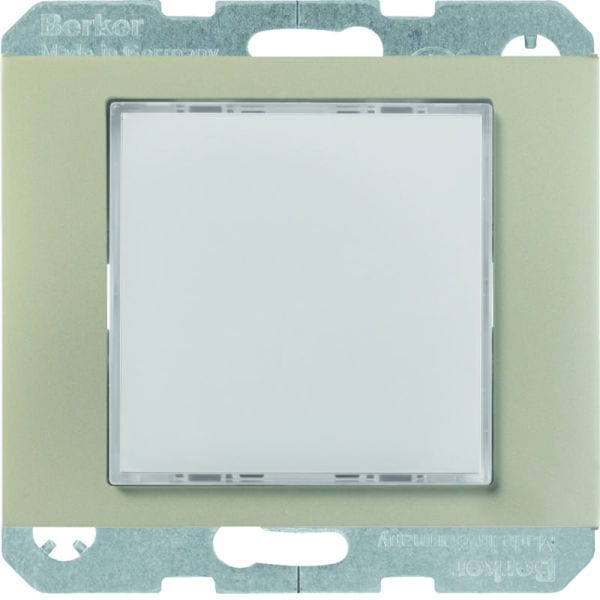 BERKER - K.5 LED-Signallicht weiße Beleuchtung Edelstahl matt