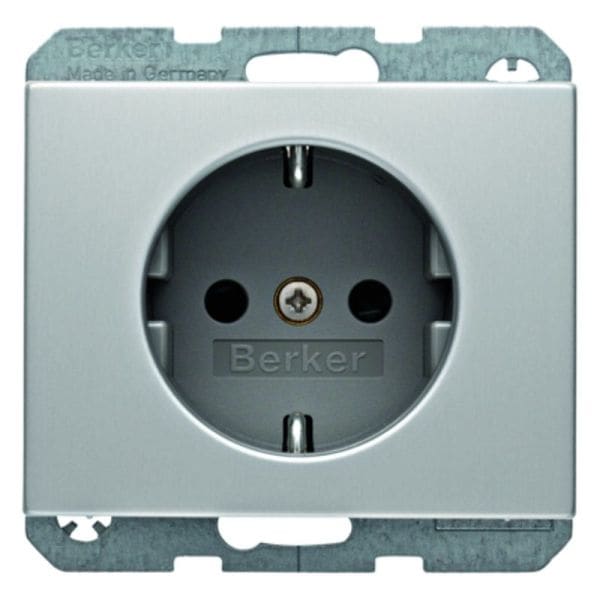 BERKER - K.5 SSD mit erh. Berührungsschutz und Schraubklemmen, Aluminium