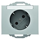 BERKER - K.5 SSD 45° mit Beschriftungsfeld Aluminium