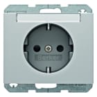 BERKER - K.5 SSD mit Beschriftungsfeld und erh. Berührungsschutz, Aluminium