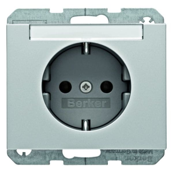 BERKER - K.5 SSD mit Beschriftungsfeld Aluminium