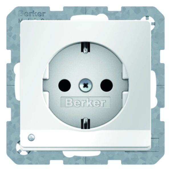 BERKER - Q.x SSD mit LED- Ambientebeleuchtung polarweiß samt