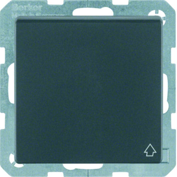 BERKER - Q.x SSD mit Klappdeckel zufallend anthrazit samt