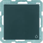 BERKER - Q.x SSD mit Klappdeckel zufallend anthrazit samt