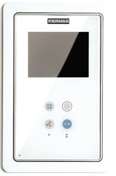 FERMAX - SMILE Rahmen f. Monitor 3,5 Farbe weiss, für UP- Dose F6546