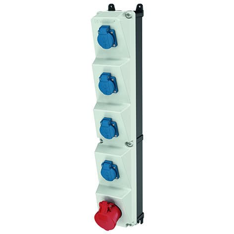 MENNEKES - Steckdosen-Kombi AMAXX 5s 4xSSTD 1x16/5 IP44