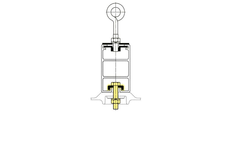 SCHUCH - Leuchtenaufhängung 183L, 1Stück