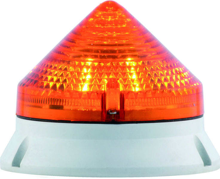 SIRENA - Blink- u. Dauerlichtl. CTL900LMT 12/24/48V DC, o. Leuchtm., IP54, orange