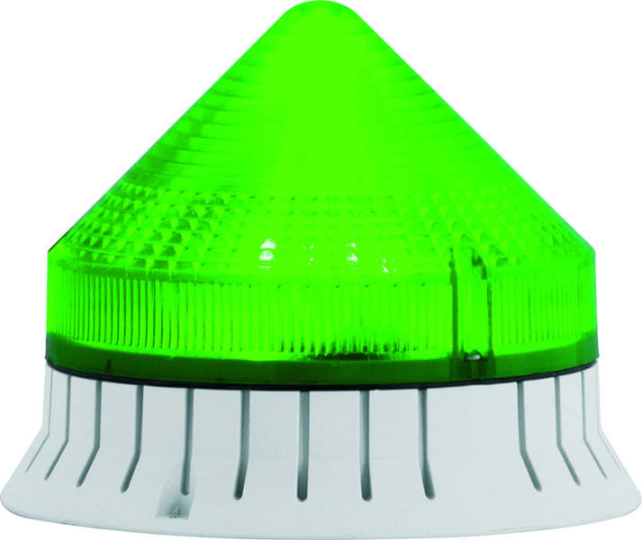 SIRENA - CTL 1200 LED-SMD blink/dauer grün, 12/24V, ACDC, IP54