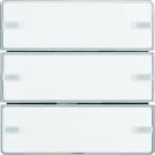 BERKER - KNX Q.x Tastsensor 3fach Komfort alu samt