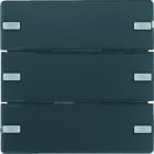 BERKER - KNX Q.x Tastsensor 3fach Komfort anthrazit/schwarz samt