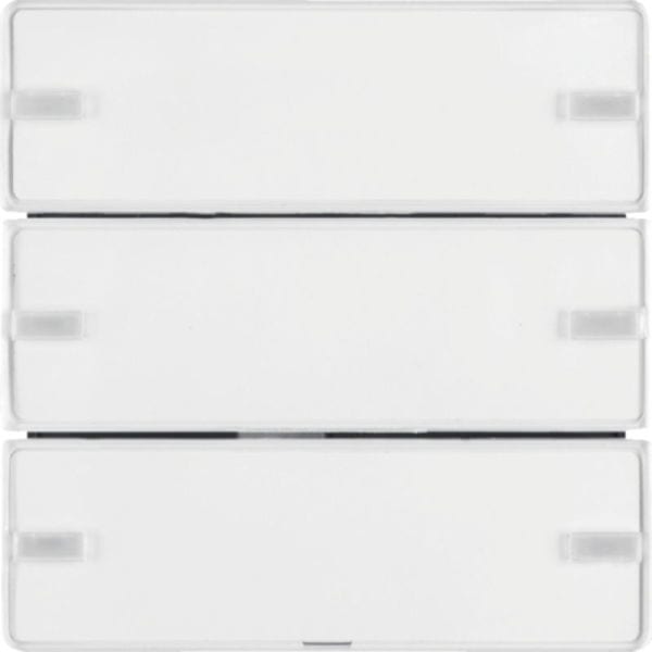 BERKER - KNX Q.x Tastsensor 3fach Komfort polarweiß samt
