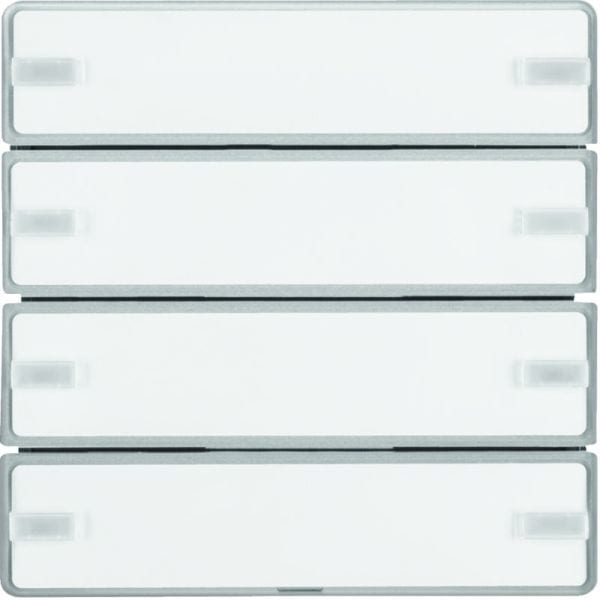 BERKER - KNX Q.x Tastsensor 4fach Komfort alu samt