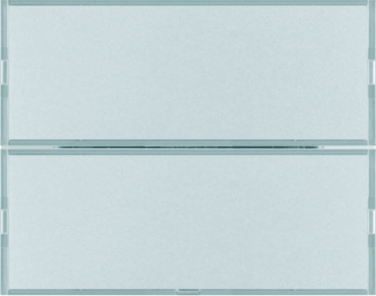 BERKER - KNX K.5 Tastsensor 2fach Komfort Aluminium lackiert