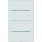 BERKER - KNX K.1 Tastsensor 4fach Komfort polarweiß glänzend