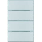 BERKER - KNX K.5 Tastsensor 4fach Komfort alu matt
