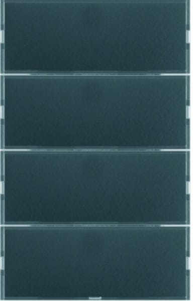 BERKER - KNX K.1 Tastsensor 4fach Komfort anthrazit matt