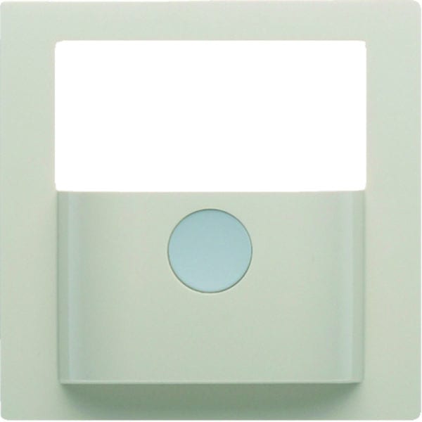 BERKER - KNX S.1 Abdeckung für Bewegungsmelder-Modul weiß glänzend
