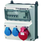 MENNEKES - Steckdosen-Kombi AMAXX 2 2xSSTD, 1x16/5, IP44 + Abs.