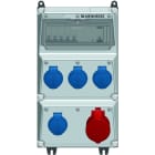 MENNEKES - Steckdosen-Kombi AMAXX 3 4SSTD, 1x16/5, IP44, + Abs.