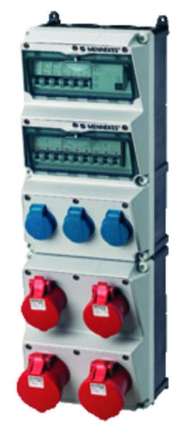 MENNEKES - Steckdosen-Kombi AMAXX 5 3xSSTD 2x16/5 2x32/5, IP44 + Abs.