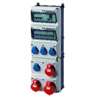 MENNEKES - Steckdosen-kombi AMAXX 5 4xSSTD 2x16/5 1x32/5 IP44 + Abs.