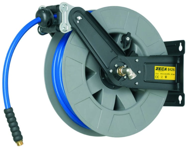 ZECA - Schlauchaufroller 8400 SAE, Innen-Dm.12,5mm, Schlauchlänge 15m