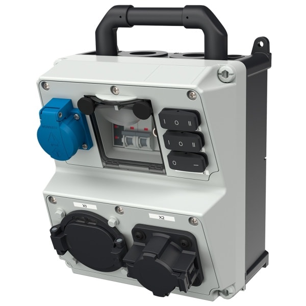 MENNEKES PV - Prüfbox TwInlet Typ F, 1xSSTD für Ladesysteme