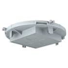 KAISER - Einbaugehäuse, HaloX 100 Frontteil, Einbaudurchmesser 75x75 mm für Ortbeton