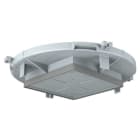 KAISER - Einbaugehäuse, HaloX 100 Frontteil, Einbaudurchmesser 68x68 mm f. Sichtbeton