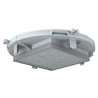 KAISER - Einbaugehäuse, HaloX 100 Frontteil, Einbaudurchmesser 75x75 mm f. Sichtbeton