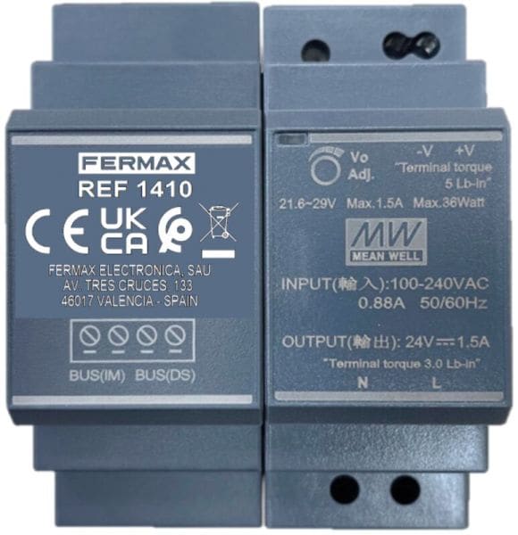 FERMAX - WAY KIT Netzgerät DIN10 28VDC-2A