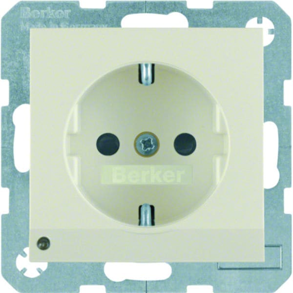 BERKER - S.1 SSD mit LED-Beleuchtung weiß glänzend