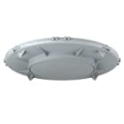 KAISER - Einbaugehäuse, HaloX 180 Frontteil, Einbaudurchmesser Ø 125 mm für Ortbeton