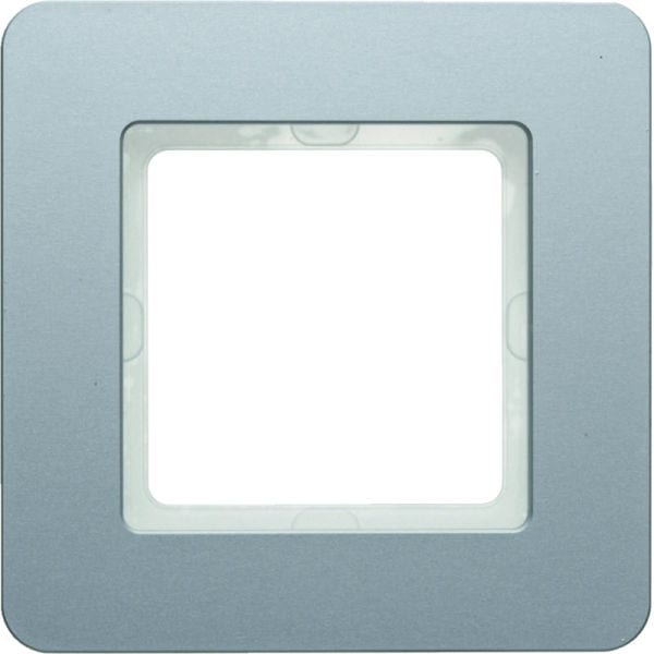 BERKER - Q.7 Rahmen 1fach Aluminium