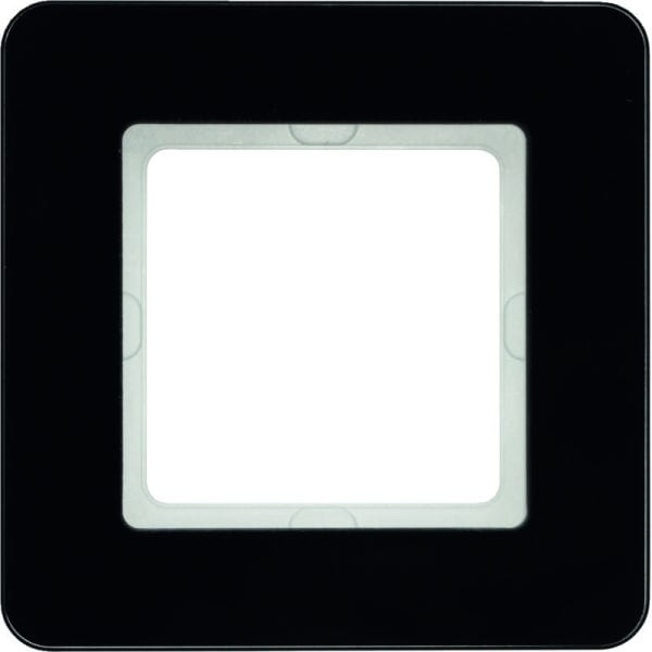 BERKER - Q.7 Rahmen 1fach Glas schwarz